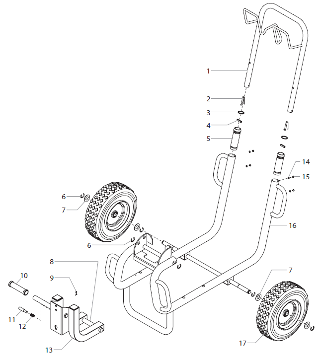 PowrTwin 6900 Plus DI Cart Assembly